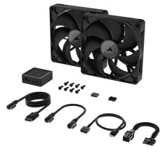 Corsair Corsair iCUE LINK RX140 - ventilator za računalnik, 14 cm, črn, 2 kosa