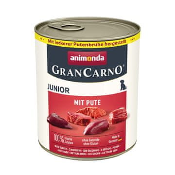 Animonda Animonda GranCarno Junior Turkey - mokra hrana za pse - 800g