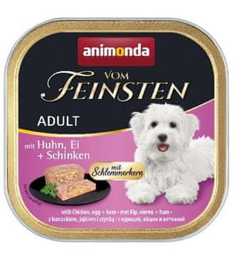 Animonda ANIMONDA Vom Feinsten core Chicken, Egg + Ham (150 g) - mokra hrana za pse