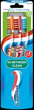 aquafresh 3-pakiranje srednje velikih ščetk IN-between clean