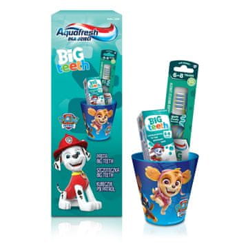 Komplet Aquafresh s skodelico zelene barve