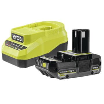 Ryobi 2Ah baterija + polnilnik RC18120A-120C