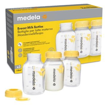 Medela Medela barvne stekleničke 150 ml (3 kosi)