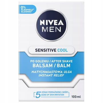 BEIERSDORF nivea Sensitive hladilni balzam po britju 100 ml