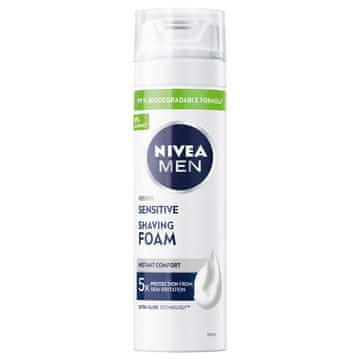 BEIERSDORF nivea Sensitive pomirjujoča pena za britje 200 ml