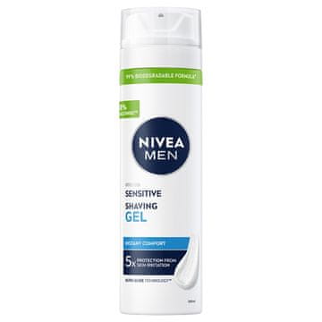 BEIERSDORF nivea Sensitive pomirjujoči gel za britje 200 ml