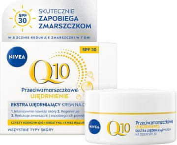 BEIERSDORF nivea Q10 power dnevna krema proti gubam in za učvrstitev kože SPF 30 50 ml