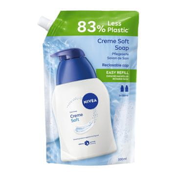 BEIERSDORF nivea Creme Soft tekoče kremno milo - polnilo 500 ml