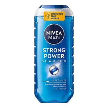 BEIERSDORF nivea MEN Strong Power krepilni šampon 250 ml