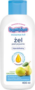 BEIERSDORF Bambino Family Izjemno nežen gel za prhanje z vonjem hruške 400 ml
