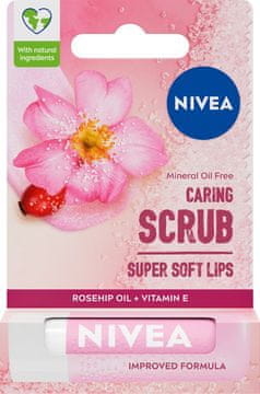 BEIERSDORF nivea hranilni piling za ustnice divja vrtnica 4