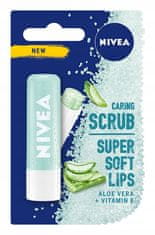 BEIERSDORF nivea hranilni piling za ustnice z alojo 4
