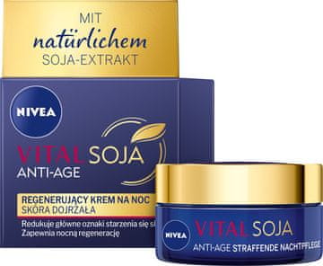 BEIERSDORF nivea vital soja regeneracijska nočna krema za zrelo kožo 50 ml