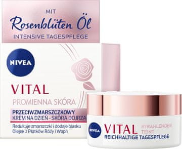 BEIERSDORF nivea vital radiant skin dnevna krema proti gubam 50 ml