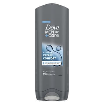 shumee 313417 Dove Man čistilni gel za udobje 250 ml
