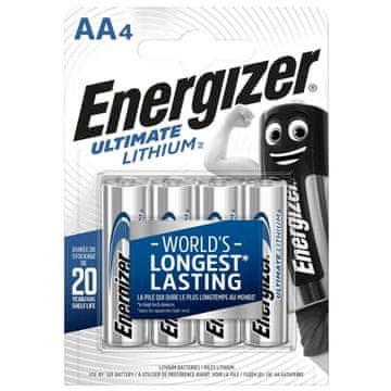 shumee Litijeva baterija LR6 4BL Energizer Ultimate L91 AA