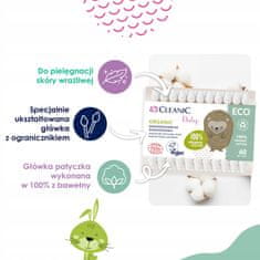 Harper HH Cleanic baby ECO palčke za dojenčke in otroke 60 kosov