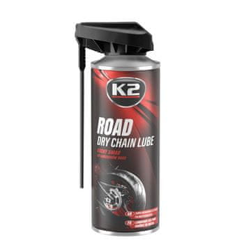 K2 W143 Mazivo za verige za suhe ceste 400 ml