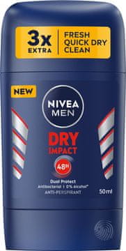 BEIERSDORF nivea Men Dry Impact antiperspirant v stiku 50 ml