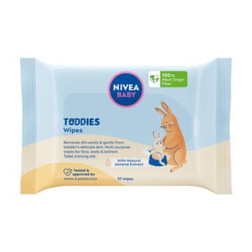 BEIERSDORF nivea baby Toddies biorazgradljivi robčki 57 kosov