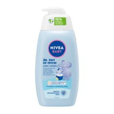 BEIERSDORF nivea baby 2-v-1 gel za umivanje telesa in las 500 ml s pumpico