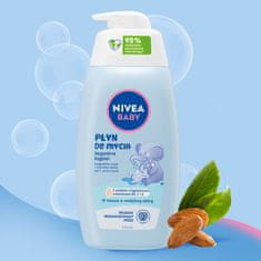 BEIERSDORF nivea baby nežno čistilo za kopel 450 ml