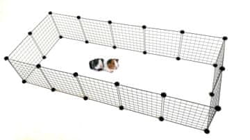 C&C Modularni pasji boks 180x75 cm, črn