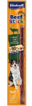Věka VITAKRAFT Beef Stick Game, priboljšek za pse, 12g