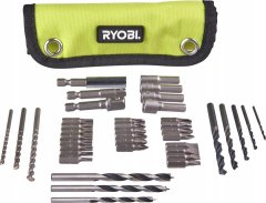 Ryobi 40-delni komplet svedrov in nastavkov v kovčku