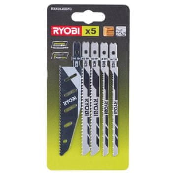 shumee 128966 RYOBI komplet listov za vbodno žago, 5 kosov