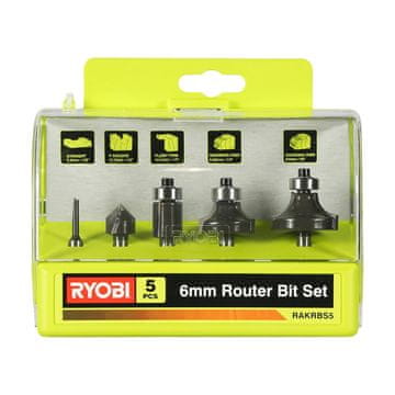 shumee 162403 RYOBI Komplet rezkarjev za rezkar, 5 kosov.