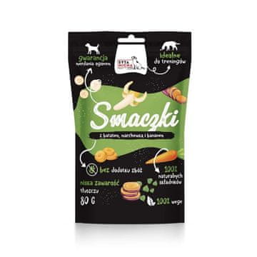 Syta Micha SYTA MICHA Vegansko zdravo poslastico z batatom, korenje in banano za pse, 80 g