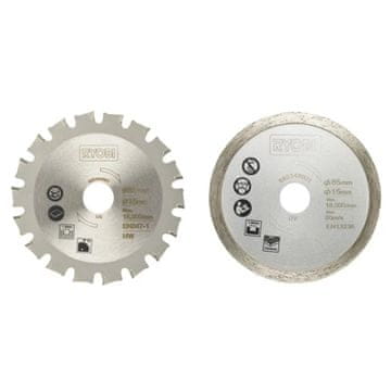 shumee 183934 RYOBI komplet univerzalnih žaginih listov (2 kosa)