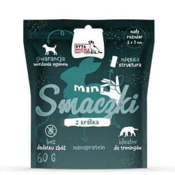 Syta Micha SYTA MICHA Mini priboljški za pse s kunčjem mesom - 60 g