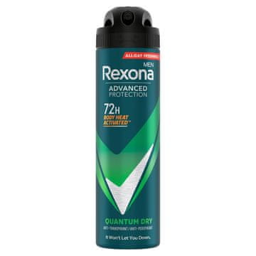 UNILEVER Rexona Men sprej Quantum Dry 150 ml