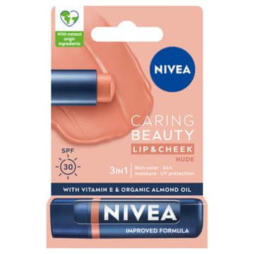 BEIERSDORF nivea Caring Beauty 3v1 šminka v odtenku Nude 4