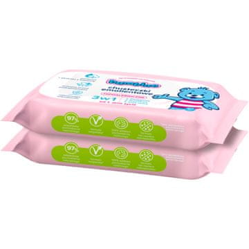 shumee 095318 Bambino 3-v-1 mehčalni robčki 2x57 kosov.