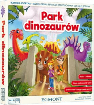 Egmont Park dinozavrov. Družabna igra. Igre Egmont