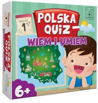 shumee Kviz o Poljski. Znam in zmorem 6+. Družabna igra. Kenguru