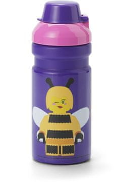 Steklenička za pitje LEGO Bee - vijolična