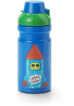 Steklenička za pitje LEGO Rocket - modra/zelena
