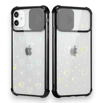 Infostyle Ovitek "Ueebai lens" za iPhone 11 6.1" Črna / PC + TPU silikon