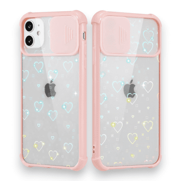 Infostyle Ovitek "Ueebai lens" za iPhone 11 6.1" Svetlo roza / PC + TPU silikon