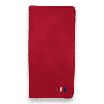 Infostyle Preklopna torbica UEEBAI "Vintage" za Samsung Galaxy A51 Rdeča / Umetno usnje + TPU silikon
