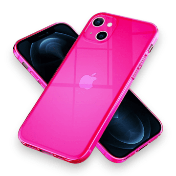 Infostyle Ovitek "Neon Translucent Nalia" za iPhone 13 Živo roza / TPU silikon