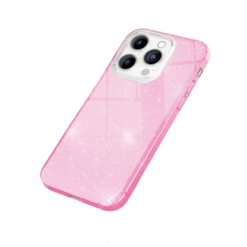 Infostyle Ovitek za telefon "Bling Glitter Nalia" iPhone 14 Pro Roza / TPU silikon