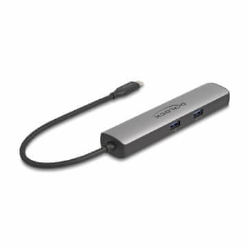 Delock priklopna postaja USB 4 40Gbps TipC RJ45 8K 60Hz 100W 87865