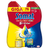 Somat Excellence Premium 5in1 Duo Gel Lemon za strojno pomivanje posode, 2x38, 76 pranj