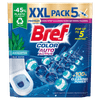 Bref Color Auto Active Eucalyptus osvežilec za WC školjko, evkaliptus, 5x50g