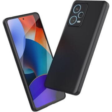 Infostyle Silikonski ovitek "Foluu Liquid" za Xiaomi Redmi Note 12 Pro Plus 5G 2023 Črna / TPU silikon